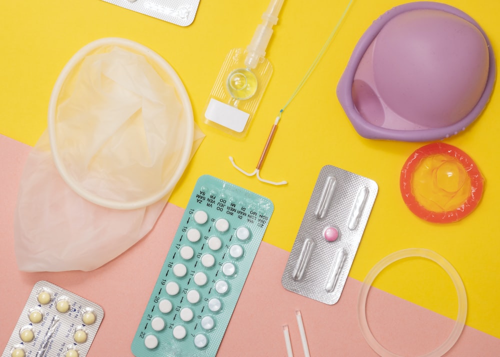 A range of contraceptive methods, including contraceptive pills, IUD, and vaginal ring